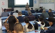 朱民主任在教学一支部上党课