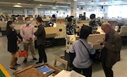 学校教学督导组对工程训练中心进行教学检查